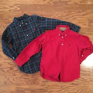 Ralph Lauren Polo Boy's Long Sleeve Bundle. Size 6